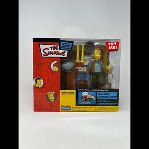 Retro 2003 Playmates The Simpsons Military Antique Shop Connected Diorama
